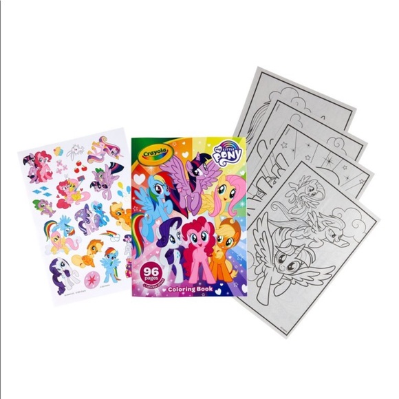 Kids’ Crayola Coloring Books With Stickers (3) & Mondo Llama 24ct Crayons - Picture 4 of 13